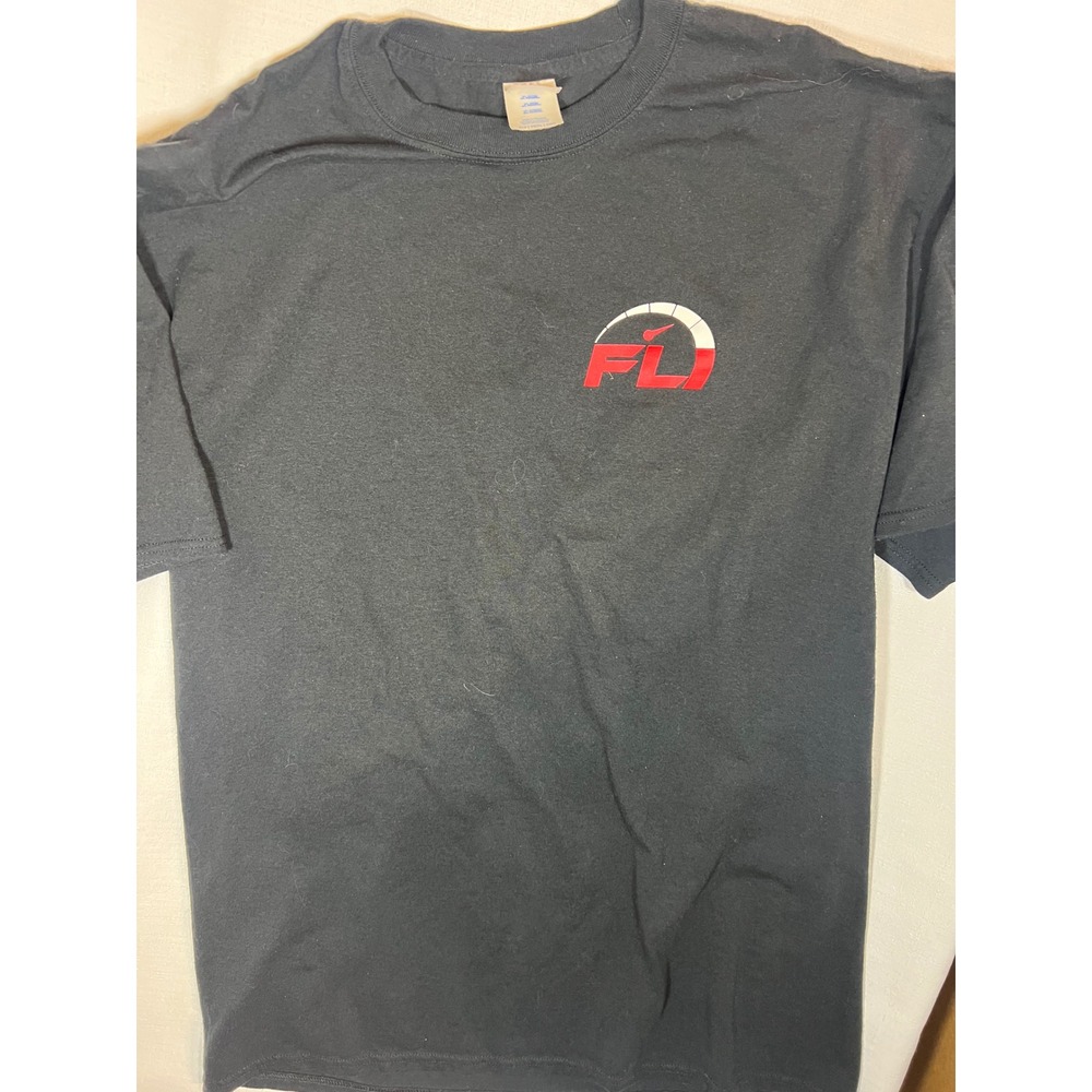 Finishline Industries Graphic T-Shirt Black Mens Large FL Logo Racing Tee - Picture 2 of 3